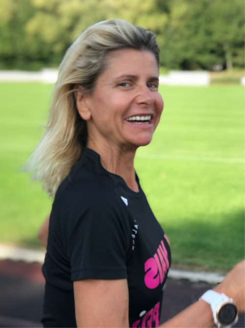 Véronique Girard en coaching de Jogging